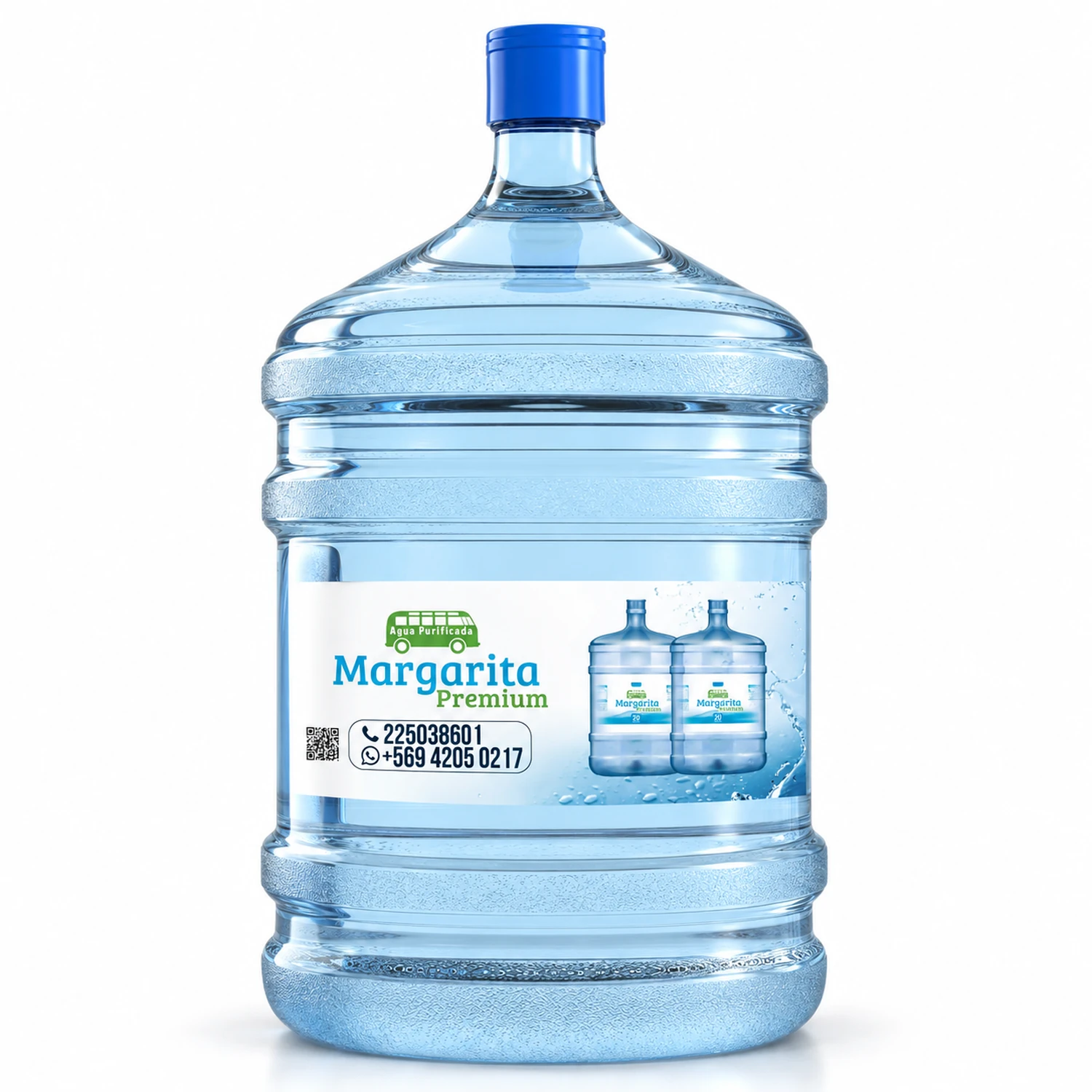Recarga de agua purificada de 20 litros
